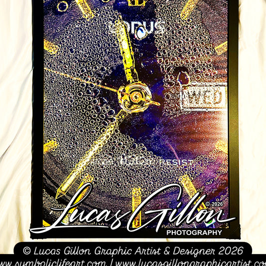 Fine Art Photography "Wet Watch" by Artist and Designer Lucas Gillon - incomplete