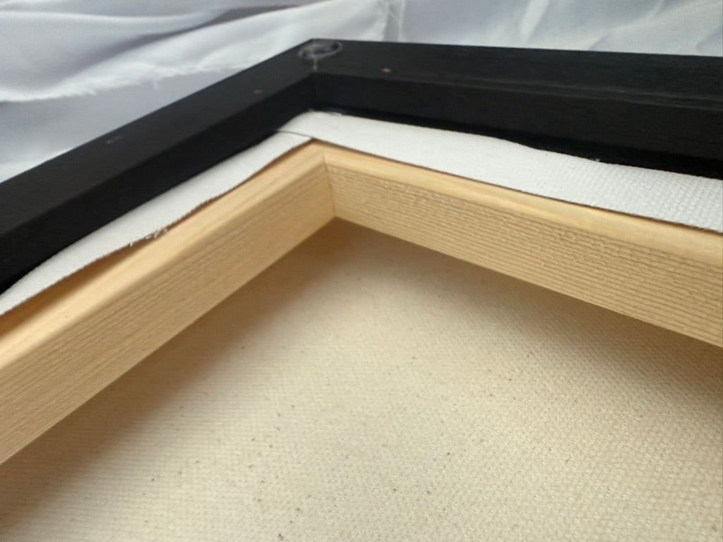 Premium Framed Canvas Contemporary Fine Art "Rainbow Drop Candy Pop Art Fine Art Version #1" by Artist Lucas Gillon