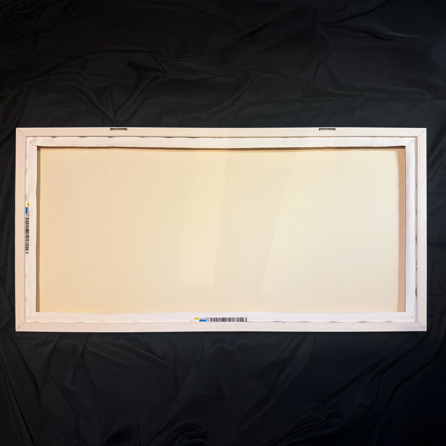 Premium Panoramic Framed Canvas Wall Art "Layered Dice V. No #8" Art by Lucas Gillon