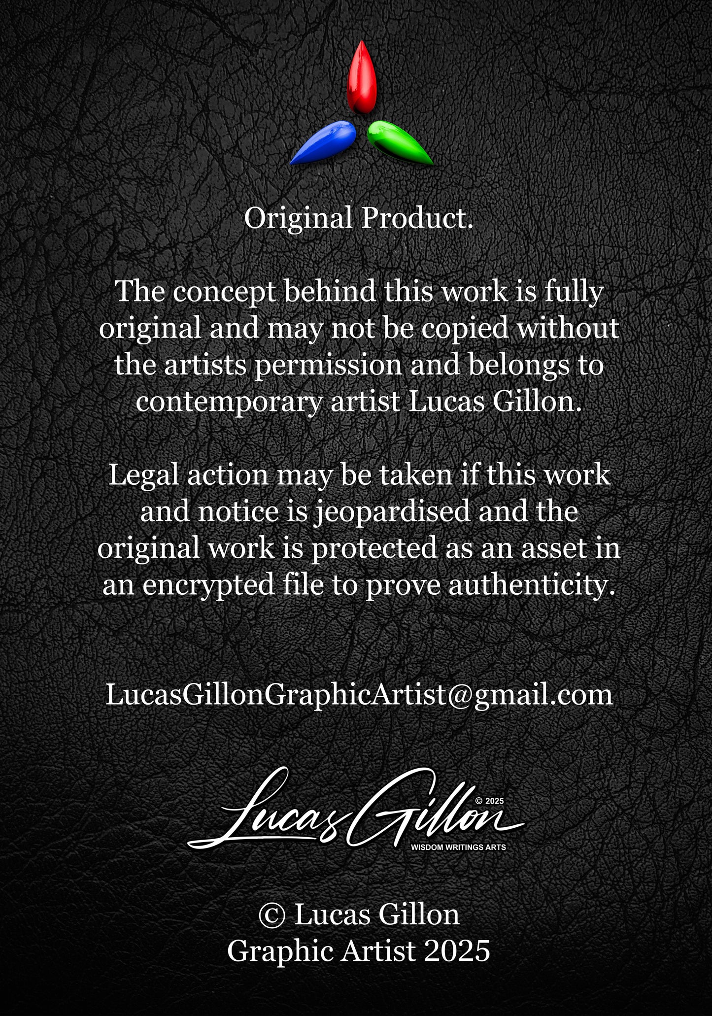 Premium Framed Wall Art Canvas "Wisdom Writing No #9 Universal Affirmation - Not Over Yet" - by Artist, Designer & Writer Lucas Gillon