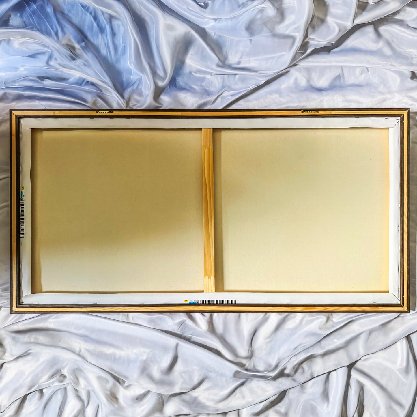 Premium Panoramic Framed Canvas Wall Art "Good Luck Ladybirds V. #2" by Artist Lucas Gillon