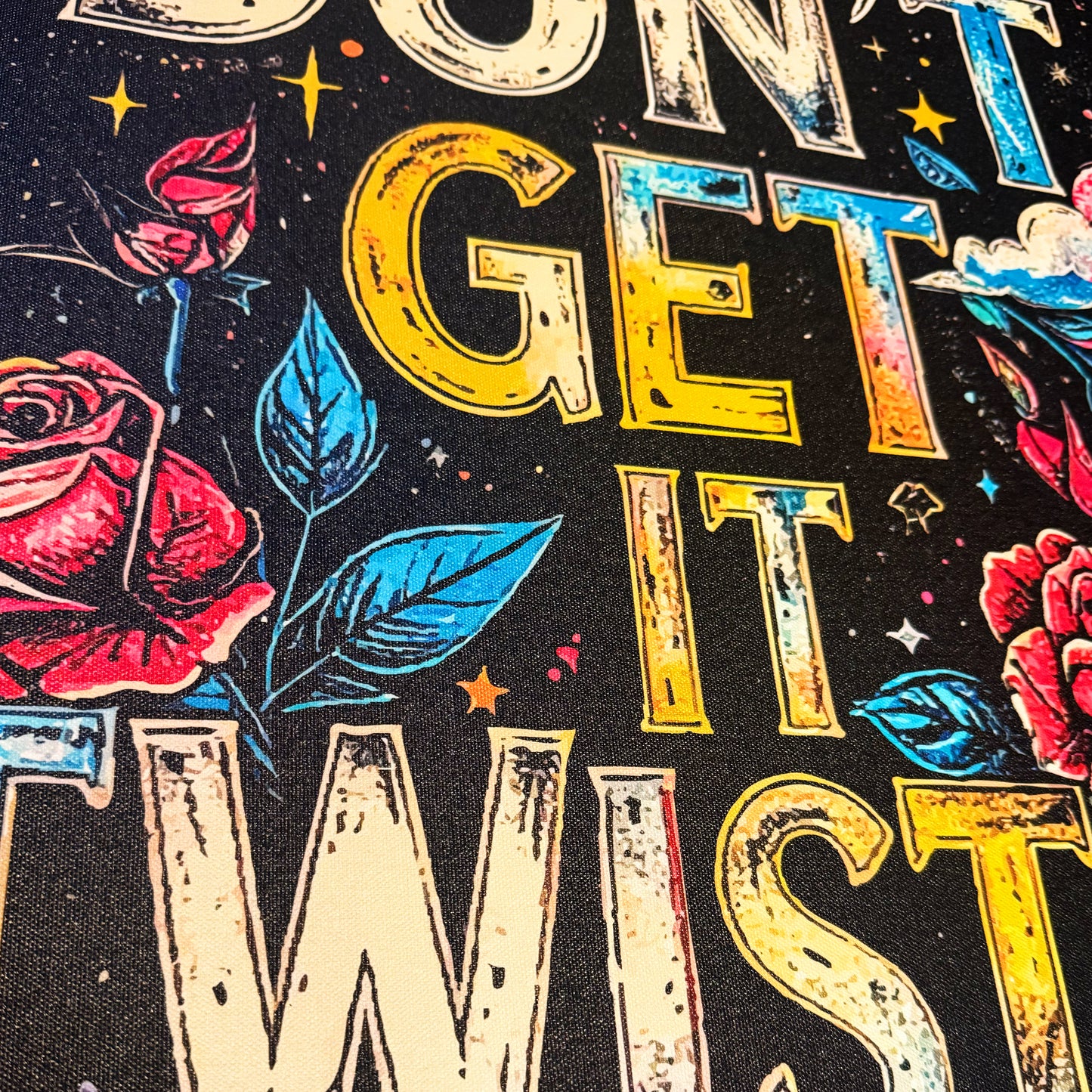 Premium Framed Canvas Writing Quote Art "Don't Get It Twisted Quote Art No. #4" by Artist & Writer Lucas Gillon