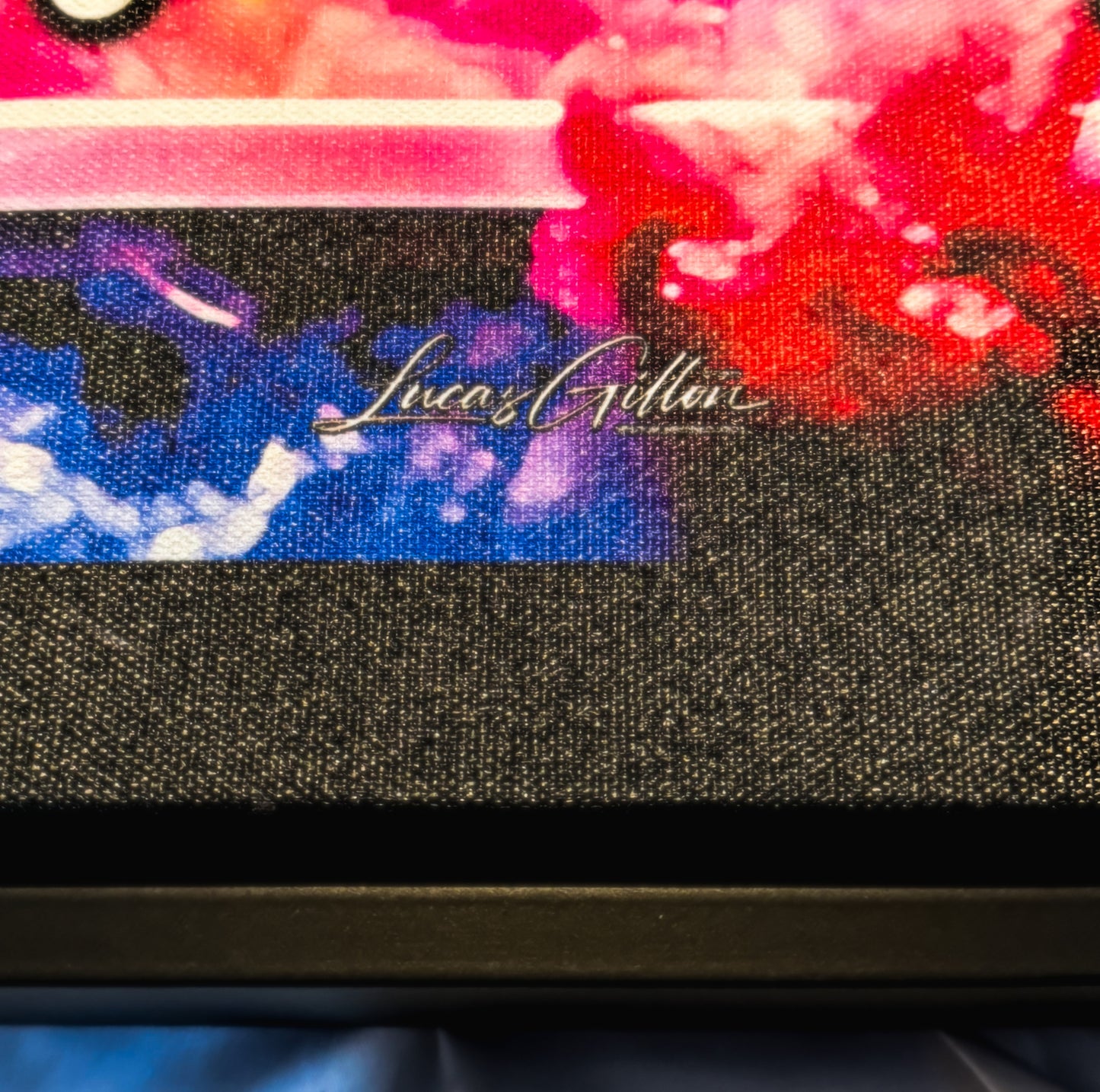 Premium Framed Wall Art Canvas "Wisdom Writing No #9 Universal Affirmation - Not Over Yet" - by Artist, Designer & Writer Lucas Gillon