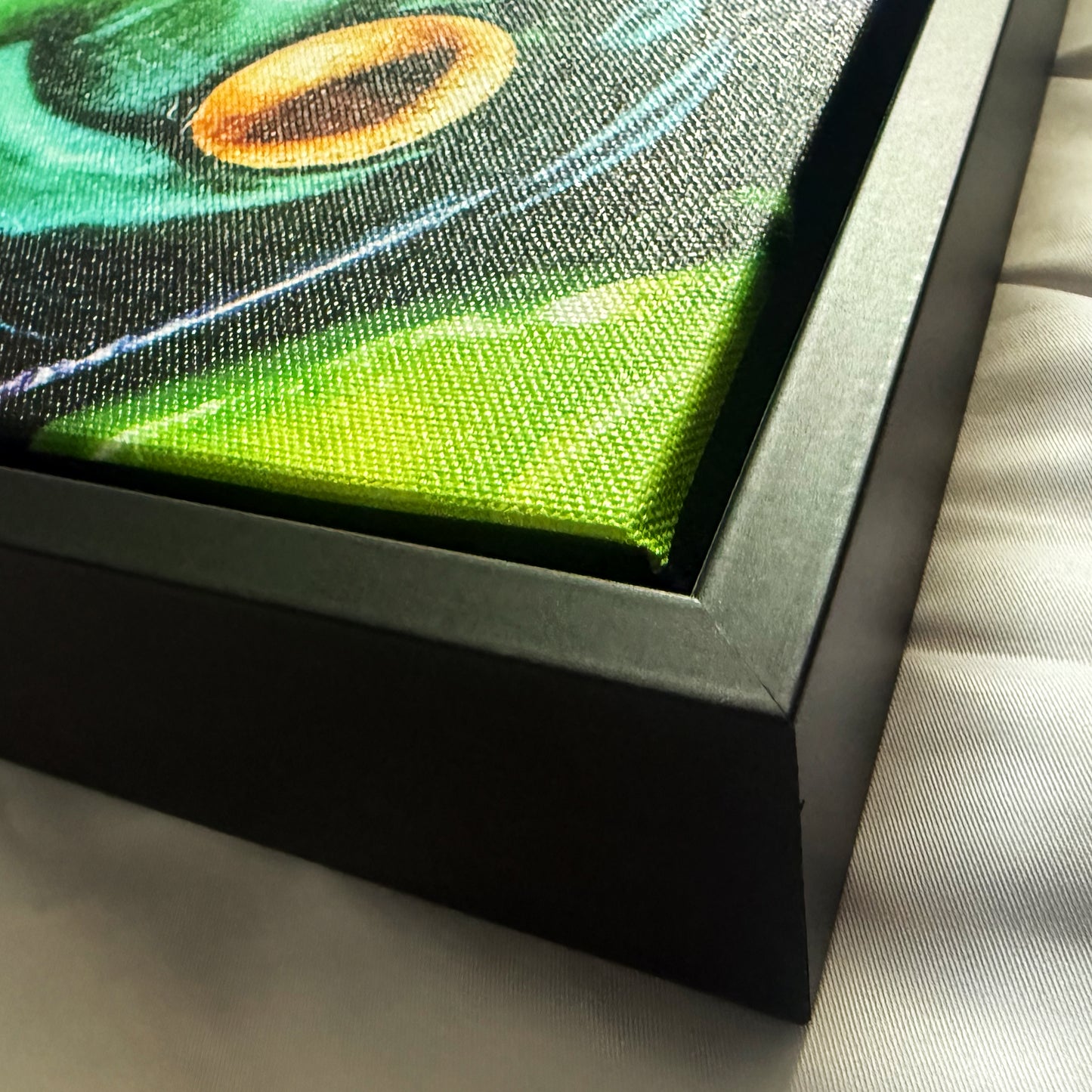 Premium Framed Canvas Wall Art Fine Art "Marble Dice V. No #5" by artist Lucas Gillon