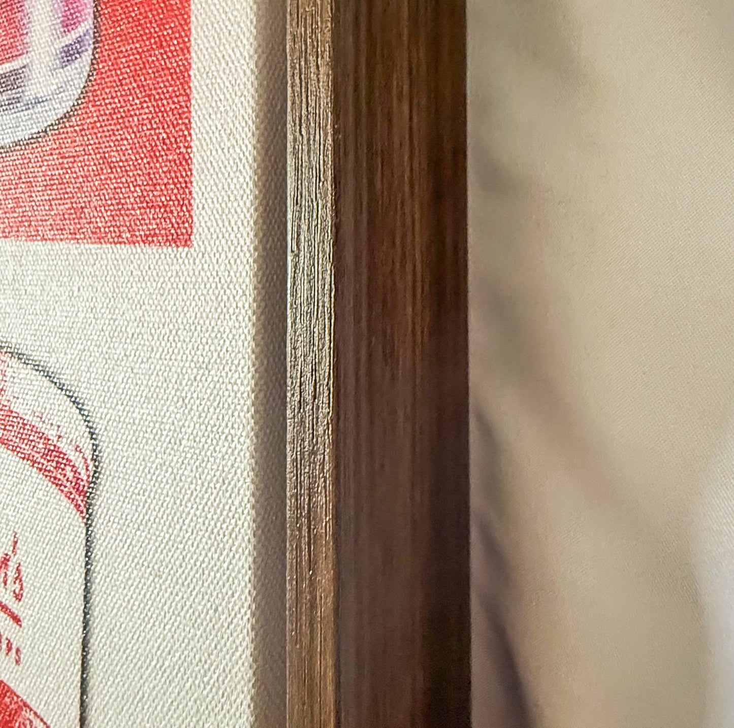 Premium Panoramic Framed Wall Art Canvas Fine Art "Mushy Peas No #6"- artist Lucas Gillon