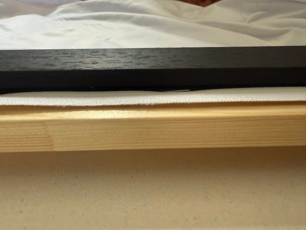 Premium Framed Canvas Contemporary Fine Art "Rainbow Drop Candy Pop Art Fine Art Version #1" by Artist Lucas Gillon