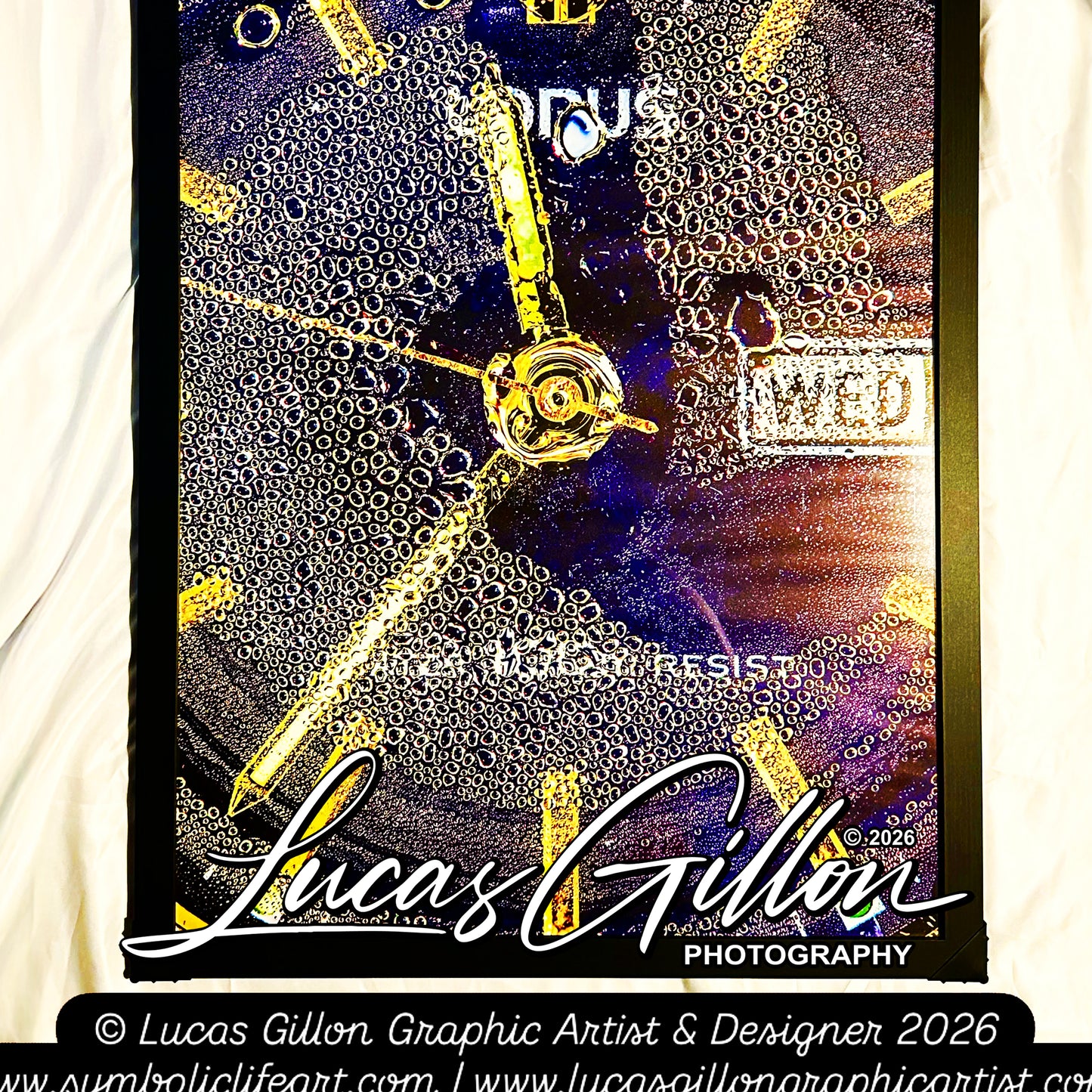 Fine Art Photography "Wet Watch" by Artist and Designer Lucas Gillon - incomplete