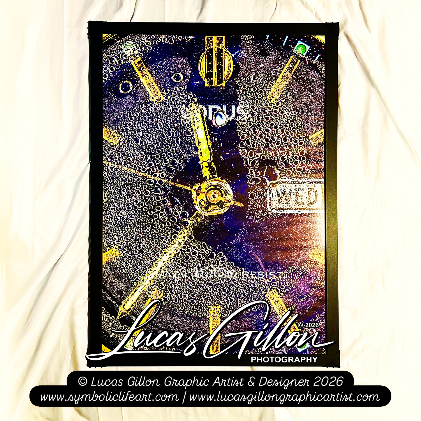 Fine Art Photography "Wet Watch" by Artist and Designer Lucas Gillon - incomplete
